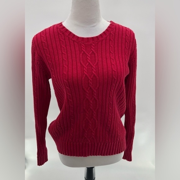 Van Heusen Women's Cable Knit Sweater Size L - Picture 3 of 13
